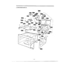Goldstar MH-1355M complete microwave assembly page 5 diagram