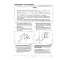 Samsung MW2030U/XAA measurements and adjustments diagram