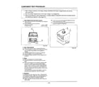 Samsung MW2130U/XAA component test procedure diagram