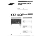 Samsung MW3050W/XAA microwave oven diagram