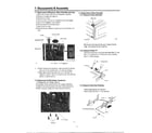Samsung MW3050W/XAA precaution/specifications page 5 diagram