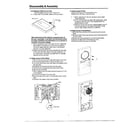 Samsung MW3050W/XAA precaution/specifications page 6 diagram