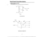 Samsung MW3580T/XAA touch control circuit descriptions page 2 diagram