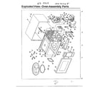 Samsung MW4620T/XAA parts list-cavity parts/standard parts diagram