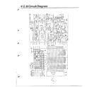 Samsung MW4620T/XAA parts list - p.c.b. parts diagram
