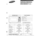 Samsung MW5330T/XAA microwave service manual information diagram