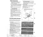 Samsung MW5330T/XAA microwave service manual information page 2 diagram