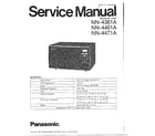 Panasonic NN-4461A microwave oven/specifications diagram