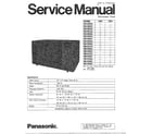 Panasonic NN-5635A microwave service manual front cover diagram