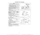 Panasonic NN-5615A component test procedure diagram