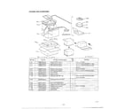 Panasonic NN-5555A packing/accessories diagram