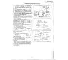 Panasonic NN-5803A component test procedure diagram