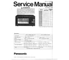 Panasonic NN-6462A microwave oven diagram