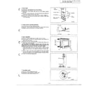 Panasonic NN-7603 disassembly/replacement procedure page 2 diagram