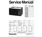 Panasonic NN-L526BA microwave oven diagram