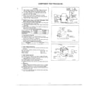 Panasonic NN-S767WA component test procedure diagram