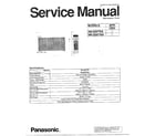 Panasonic NN-S697BA microwave oven/specifications diagram