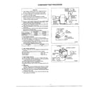 Panasonic NN-S697BA component test procedure diagram