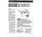 Campbell Hausfeld VS500302 portable air compressor diagram