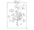 Sharp R-5K71 complete microwave assembly page 6 diagram