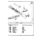 Hoover U4723 standard/friction fit tools diagram