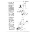 Weider X10MW home gym/owner`s manual page 8 diagram