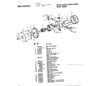 Hoover S3525 motor assembly diagram