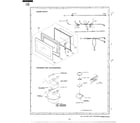 Sharp R-3E50 complete microwave assembly page 7 diagram