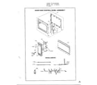 Sharp R-5A82 complete microwave assembly diagram