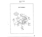 Sharp R-5A82 complete microwave assembly page 2 diagram