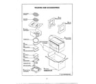 Sharp R-1830 microwave oven page 14 diagram