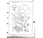 Sharp R-2A52 microwave oven complete page 9 diagram