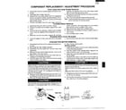 Sharp R-4H07 component adjustment procedure page 2 diagram