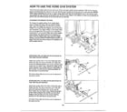 Weslo WESY8510 how to use the home gym system diagram
