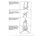 Weslo WL80803 cross training/assembly page 2 diagram