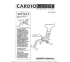 Weslo WLML00340 cardio glide diagram