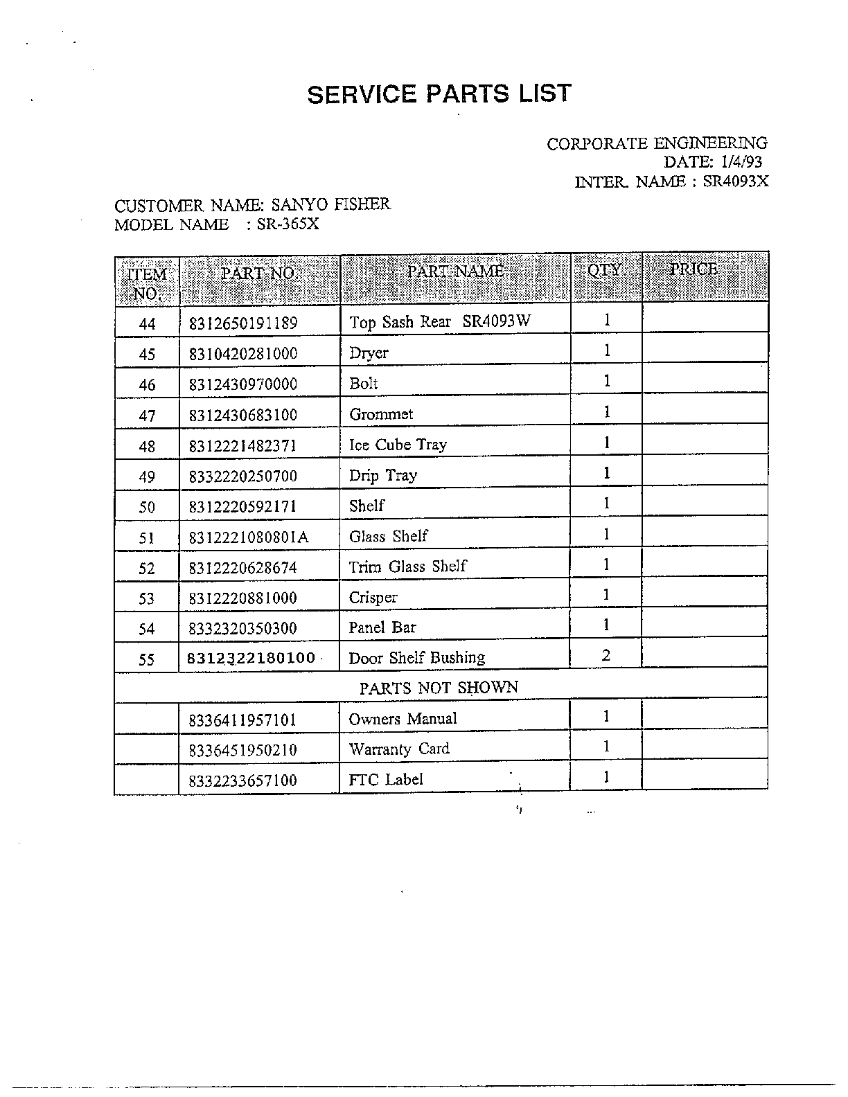 Complete refrigerator page 3
