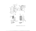 Sanyo USK40856 complete refridgerator diagram