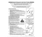 Roadmaster R8735MW maintenance instructions diagram