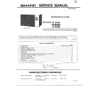 Sharp R-3A60 microwave oven/contents diagram