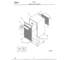 Frigidaire 9320303 cabinet front/wrapper diagram