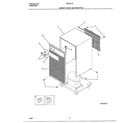 Frigidaire 9330201A cabinet front and wrapper diagram