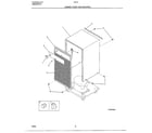 Frigidaire 93010A cabinet front and wrapper diagram