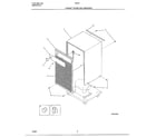 Frigidaire 93202A cabinet front and wrapper diagram