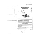 Lawn-Boy 0-20541X9 power mower instruction book diagram