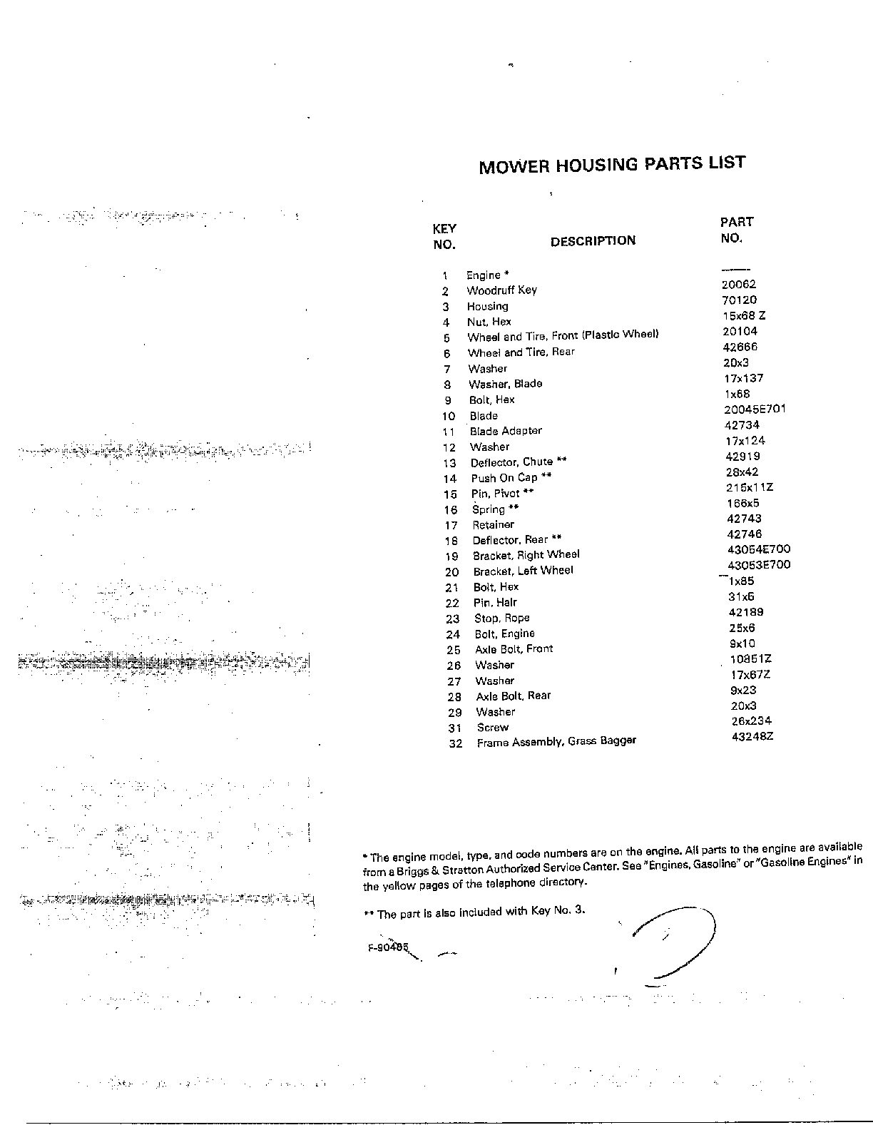 Mower housing page 2