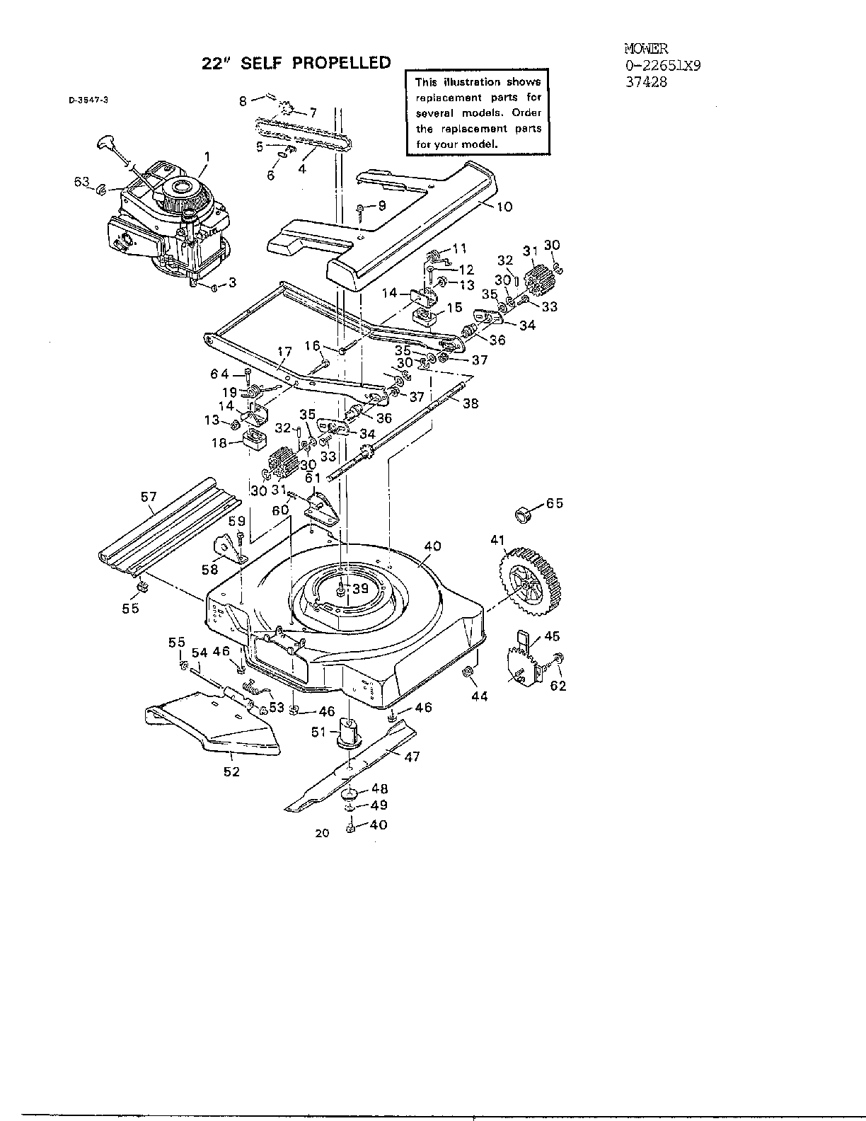 22" self propelled