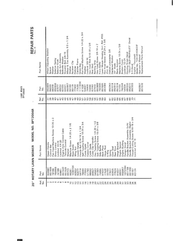 20" rotary mower complete page 2