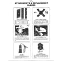 Murray 0-22263X9 attachments/ replacement blades diagram