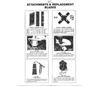 Murray 37048 attachments/ replacement blades diagram